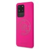 Guess Samsung Galaxy S20 Ultra Silicone 4G Tone On Tone (GUHCS69LS4GFU) hátlap, tok, pink