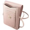 Guess Universal Phone Bag Saffiano Script max 6.7" táska (GUWBRSAVSPI) rózsaszín