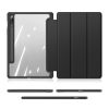 Dux Ducis Toby Series Samsung Galaxy Tab S7 11.0" T870/T875 (2020) ütésálló, oldalra nyíló smart tok, érintőceruza tartóval, fekete