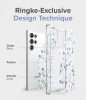 Ringke Fusion Design Wild Flowers Samsung Galaxy S22 Ultra ütésálló hátlap, tok, átlátszó
