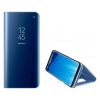 Clear View Case cover Samsung Galaxy A22 5G oldalra nyíló tok, kék