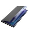 New Sleep Case Samsung Galaxy A12 oldalra nyíló tok, fekete