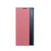 New Sleep Case Samsung Galaxy A12 oldalra nyíló tok, rózsaszín