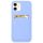 Card Case Silicone Samsung Galaxy A32 5G hátlap, tok, lila 
