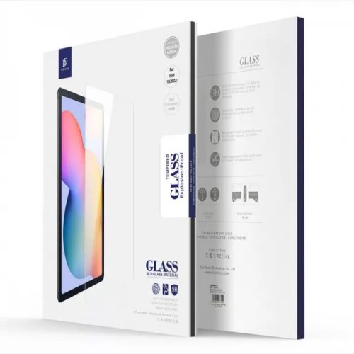 Dux Ducis iPad 10.9", 10. gen. (2022) kijelzővédő edzett üvegfólia (tempered glass) 9H keménységű, átlátszó