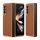 Dux Ducis Venice Samsung Galaxy Z Fold 4 hátlap, tok, barna