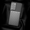 Armored Thunder Samsung Galaxy S22 Ultra ütésálló hátlap, tok, fekete
