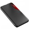 Eco Leather View Case Samsung Galaxy S22 Plus oldalra nyíló tok, piros