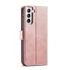 Smart Elegant Samsung Galaxy S22 Plus oldalra nyíló tok, rózsaszín