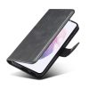 Smart Elegant Samsung Galaxy S22 oldalra nyíló tok, fekete