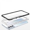 Clear 3in1 Frame Samsung Galaxy S22 hátlap, tok, fekete
