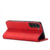 Magnet Fancy Case Samsung Galaxy S22 Plus oldalra nyíló tok, piros