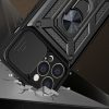 Hybrid Armor Camshield Case iPhone 14 ütésálló hátlap, tok, fekete