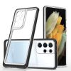 Clear 3in1 Frame Samsung Galaxy S23 Plus hátlap, tok átlátszó-fekete