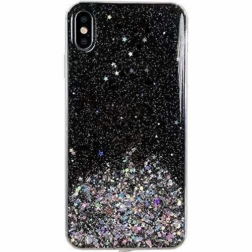 Wozinsky Star Glitter Shining Samsung Galaxy A41 hátlap, tok, fekete