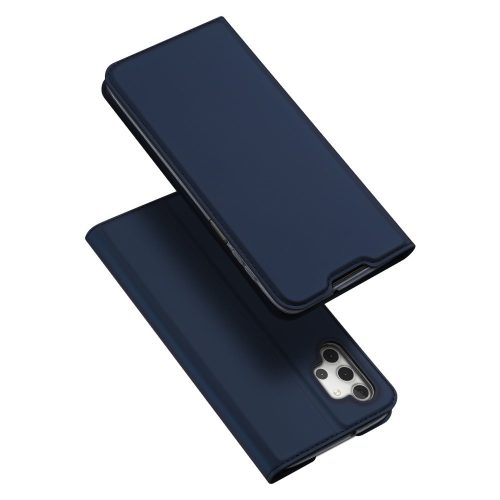 Dux Ducis Skin Pro Samsung Galaxy A32 5G oldalra nyíló tok, sötétkék