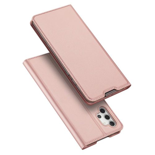 Dux Ducis Skin Pro Samsung Galaxy A32 5G oldalra nyíló tok, rózsaszín