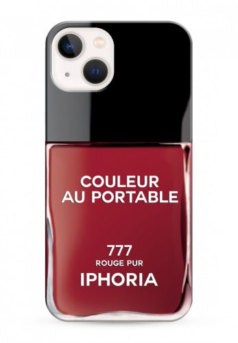 Iphoria iPhone 13 Couleur Au Portable hátlap, tok, mintás, bordó