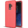 Litchi Samsung Galaxy S9 Plus hátlap, tok, piros