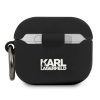 Karl Lagerfeld Apple Airpods 3 Silicone Choupette (KLACA3SILCHBK) tok, fekete