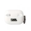 Karl Lagerfeld Airpods Pro 2 Silicone Choupette Head 3D (KLAP2RUNCHH) tok, fehér