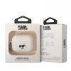 Karl Lagerfeld Airpods Pro 2 Silicone Choupette Head 3D (KLAP2RUNCHH) tok, fehér