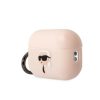 Karl Lagerfeld Airpods Pro 2 Silicone Karl Head 3D (KLAP2RUNIKP) tok, rózsaszín