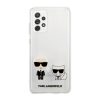 Karl Lagerfeld Samsung Galaxy A72 Karl & Choupette (KLHCA72CKTR) hátlap, tok, átlátszó