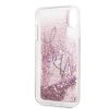 Karl Lagerfeld iPhone Xs Max (6.5) Liquid Stars Glitter (KLHCI65TRKSIGPI) hátlap, tok, rózsaszín