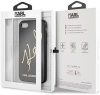 Karl Lagerfeld Hard Case Glitter Signature iPhone 6/6S/7/8/SE (2020) (KLHCI8DLKSBK) hátlap, tok, fekete