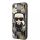 Karl LagerfeldiPhone 7/8/SE (2020/2022) Ikonik Flower (KLHCI8PMNFIK1) hátlap, tok, sötétszürke