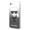 Karl Lagerfeld iPhone 7/8/SE (2020) Ikonik Full Body (KLHCI8TRDFKBK) hátlap, tok, fekete