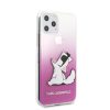 Karl Lagerfeld iPhone 11 Pro Fun Choupette Hard (KLHCN58CFNRCPI) hátlap, tok, rózsaszín