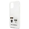 Karl Lagerfeld iPhone 11 Pro Karl & Choupette Full Body (KLHCN58CKTR) hátlap, tok, átlátszó