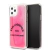 Karl Lagerfeld iPhone 11 Pro Glow in The Dark (KLHCN58GLTRSL) hátlap, tok, rózsaszín