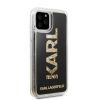 Karl Lagerfeld iPhone 11 Pro Karl Logo Glitter (KLHCN58KAGBK) hátlap, tok, fekete