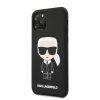 Karl Lagerfeld iPhone 11 Pro Silicone Karl Iconic Full Body (KLHCN58SLFKBK) hátlap, tok, fekete