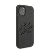 Karl Lagerfeld iPhone 11 Pro Lizard (KLHCN58TJKBK) hátlap, tok, fekete