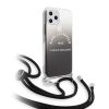 Karl Lagerfeld iPhone 11 Pro Gradient (KLHCN58WOGRBK) hátlap, tok, fekete
