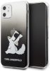 Karl Lagerfeld iPhone 11 Fun Choupette Hard (KLHCN61CFNRCBK) hátlap, tok, fekete