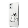 Karl Lagerfeld iPhone 11 Fun Choupette Hard (KLHCN61CFNRC) hátlap, tok, átlátszó