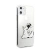 Karl Lagerfeld iPhone 11 Fun Choupette Hard (KLHCN61CFNRC) hátlap, tok, átlátszó