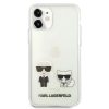 Karl Lagerfeld iPhone 11 Karl & Choupette Full Body (KLHCN61CKTR) hátlap, tok, átlátszó