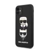 Karl Lagerfeld iPhone 11 3D Rubber Heads (KLHCN61IK3DKC) hátlap, tok, fekete