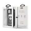 Karl Lagerfeld iPhone 11 Silicone Karl Iconic Full Body (KLHCN61SLFKBK) hátlap, tok, fekete