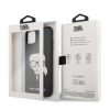 Karl Lagerfeld iPhone 11 Pro Max Layers Glitter Iconic (KLHCN65DLHBK) hátlap, tok, fekete