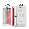 Karl Lagerfeld iPhone 11 Pro Max Glitter Signature (KLHCN65DLKSRE) hátlap, tok, piros