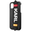 Karl Lagerfeld iPhone 11 Pro Max Strap Cover (KLHCN65HDAWBK) hátlap, tok, fekete