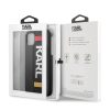Karl Lagerfeld iPhone 11 Pro Max Strap Cover (KLHCN65HDAWBK) hátlap, tok, fekete