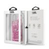 Karl Lagerfeld iPhone 11 Pro Max Floating Charms Liquid Glitter Iconic (KLHCN65ROPI) hátlap, tok, rózsaszín